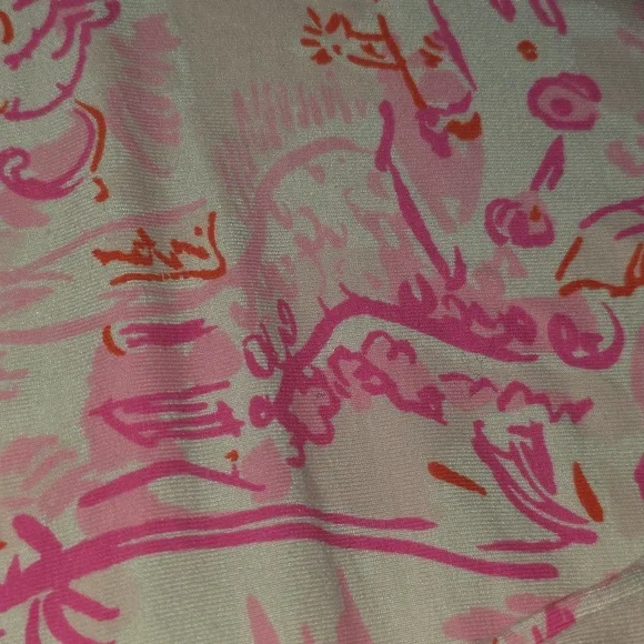 Lilly Pulitzer Kailua Smocked Dress- size small-used condition 🦩 - Picture 9 of 9